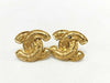 CHANEL Matelasse Coco Mark Earrings