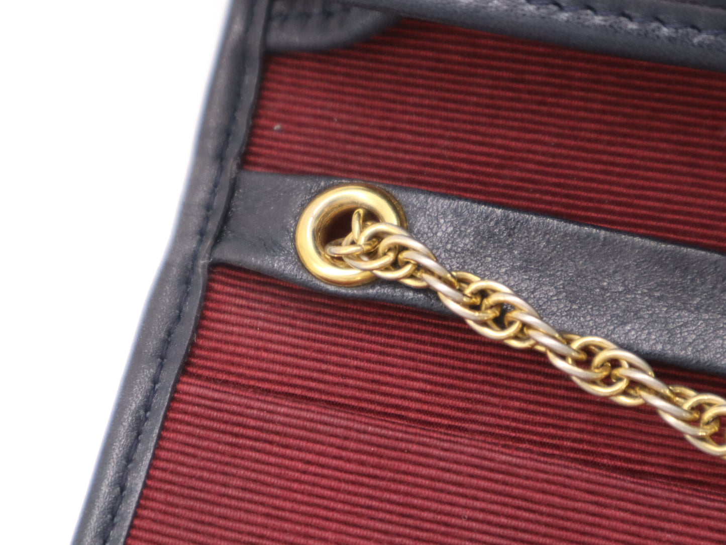 CHANEL Lambskin Mini Matelasse 17 Shoulder Bag with Small Flap, Small Chain, Gold Hardware, Black Seal, 242422