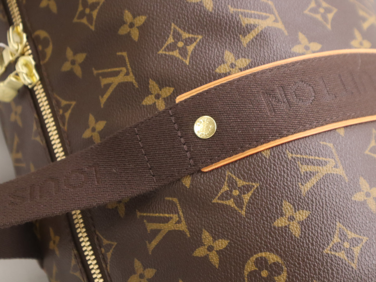 LOUIS VUITTON M97036 Monogram Sporty Bobur Boston Bag with Dust Bag