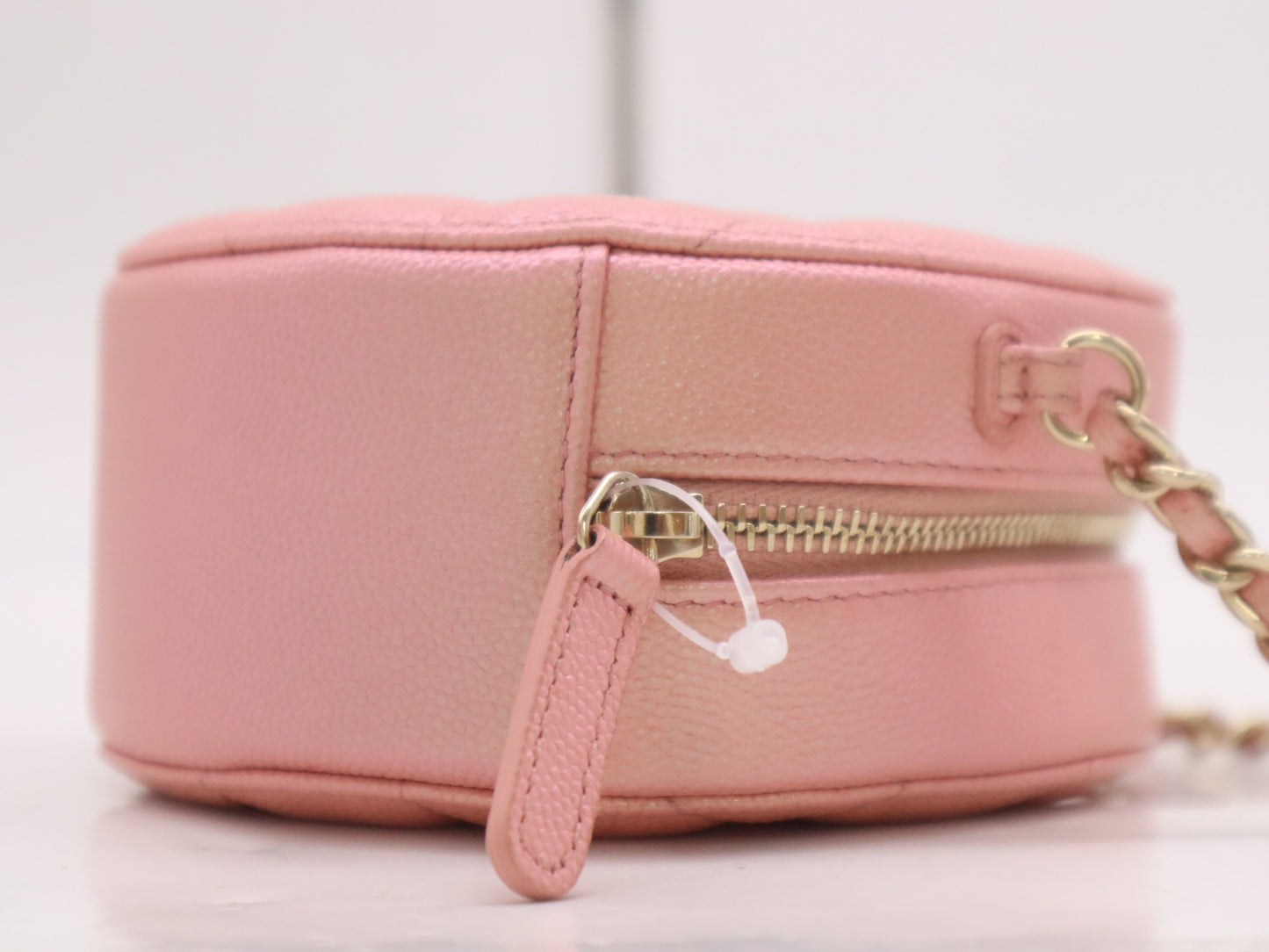 CHANEL Caviar Skin Classic Chain Clutch Bag, Pink, Seal, 27660754, Shoulder Bag