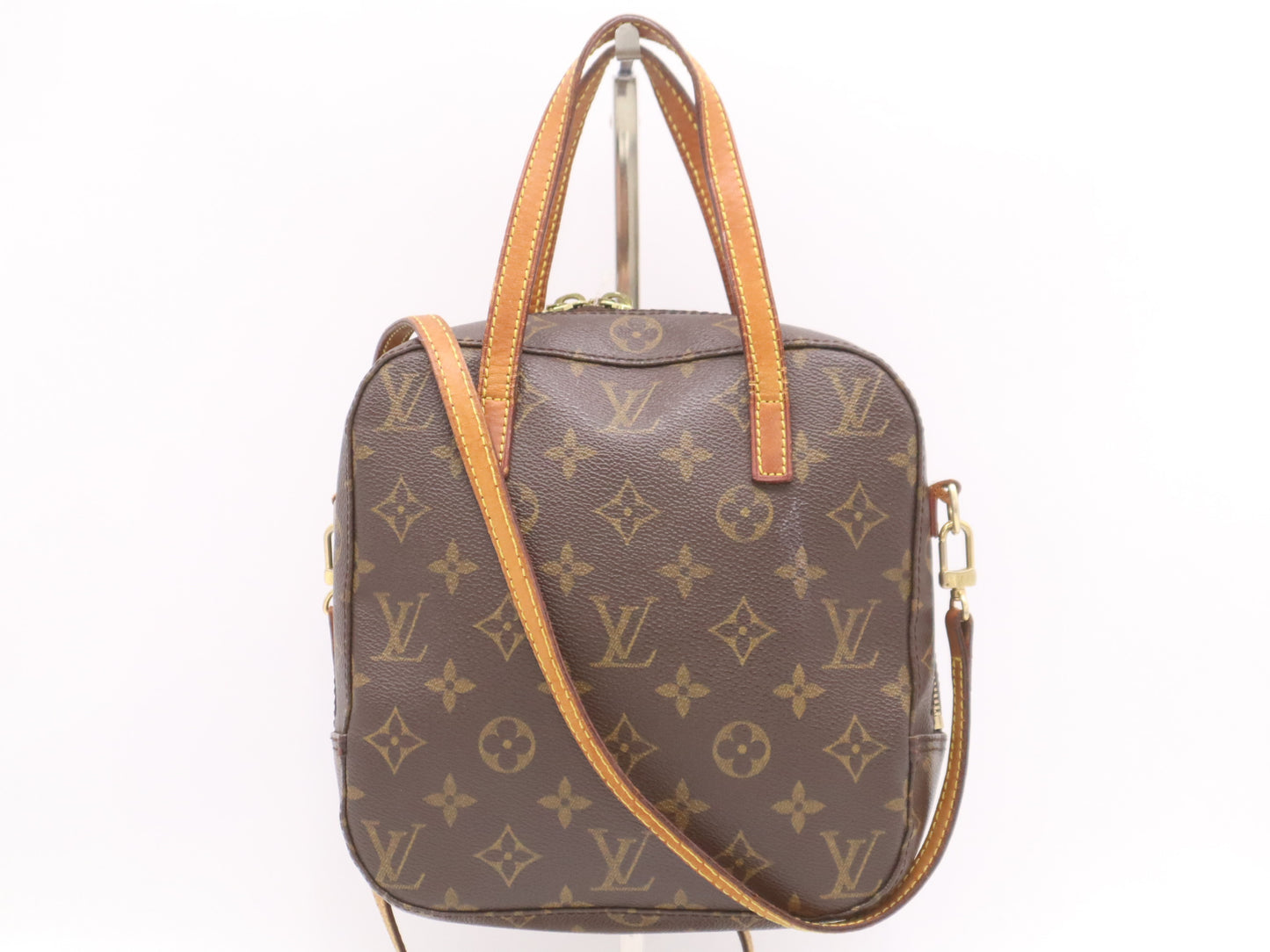 LOUIS VUITTON M47500 Monogram Spontini Shoulder Bag with Shoulder Strap