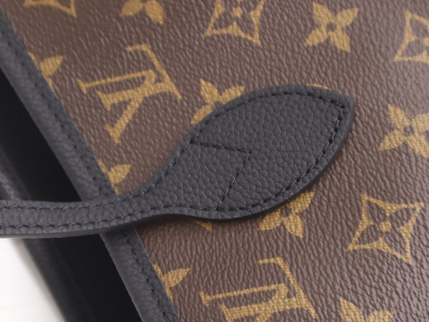LOUIS VUITTON M11946 Monogram Neverfull MM Inside-Out Tote Bag with Pouch and Dust Bag, RFID Verified