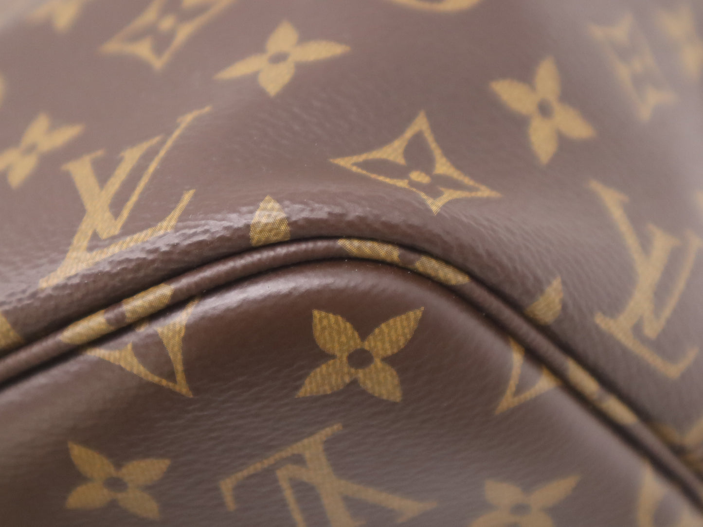 LOUIS VUITTON M11946 Monogram Neverfull MM Inside-Out Tote Bag with Pouch and Dust Bag, RFID Verified