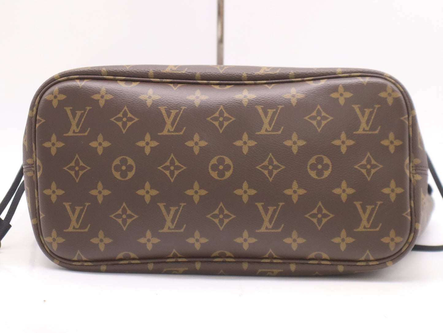 LOUIS VUITTON M11946 Monogram Neverfull MM Inside-Out Tote Bag with Pouch and Dust Bag, RFID Verified
