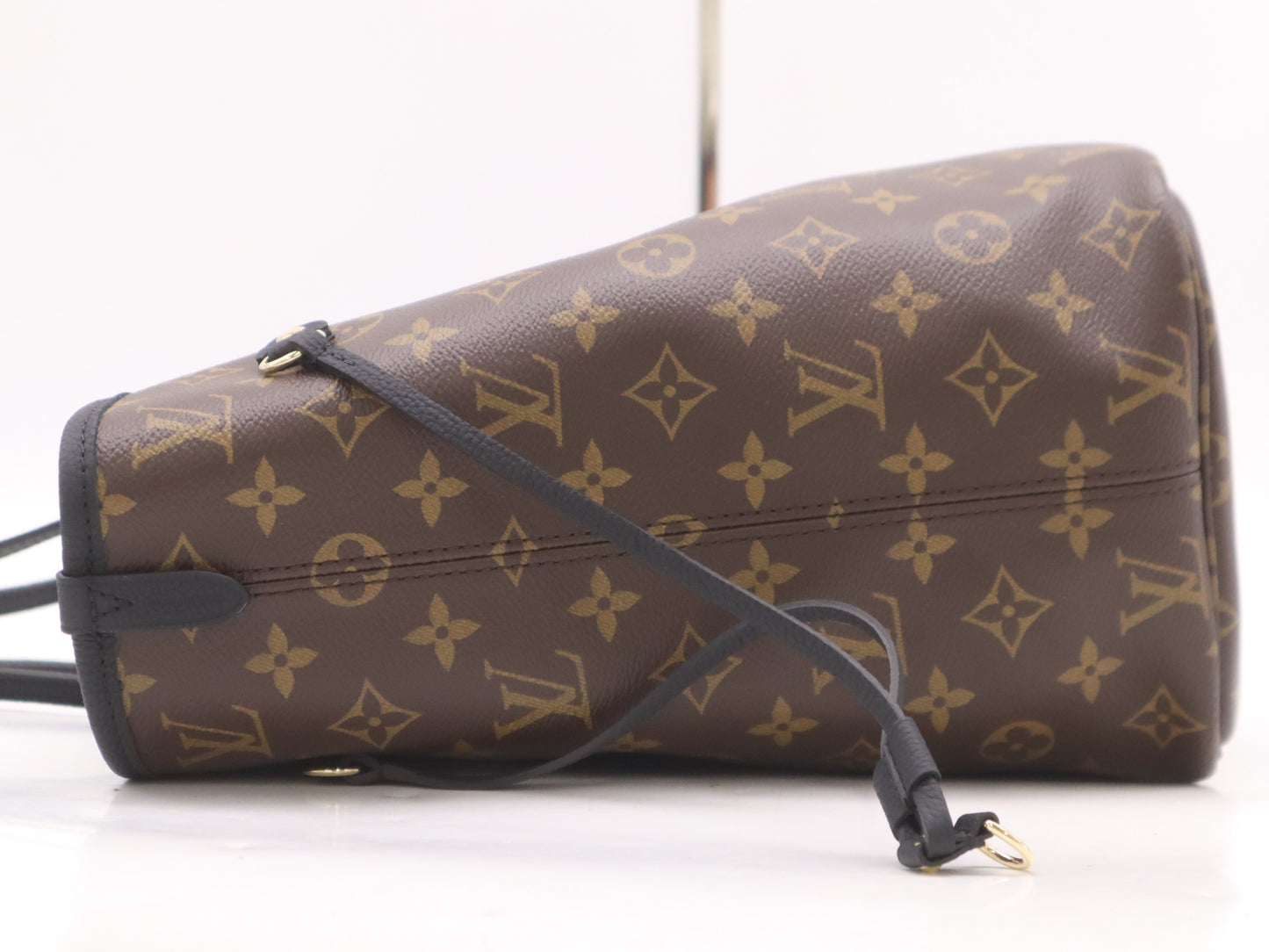 LOUIS VUITTON M11946 Monogram Neverfull MM Inside-Out Tote Bag with Pouch and Dust Bag, RFID Verified
