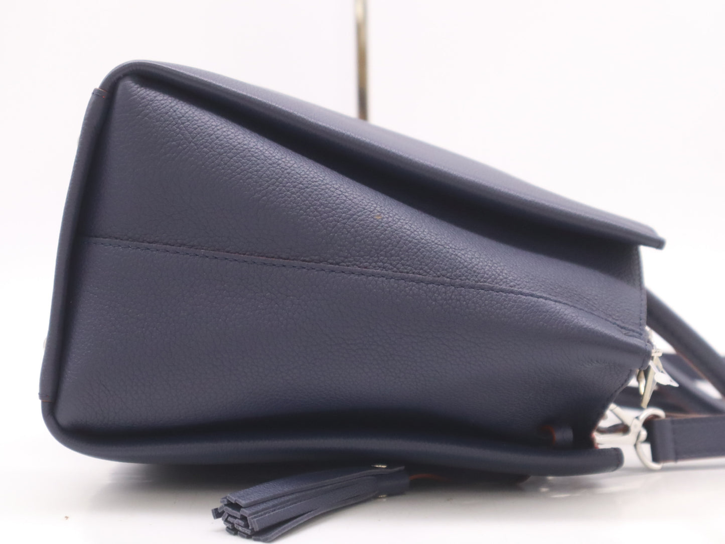 LOUIS VUITTON M54571 Leather Rock Meat Shoulder Bag in Marine Rouge Navy and Red with Shoulder Strap, RFID Verified