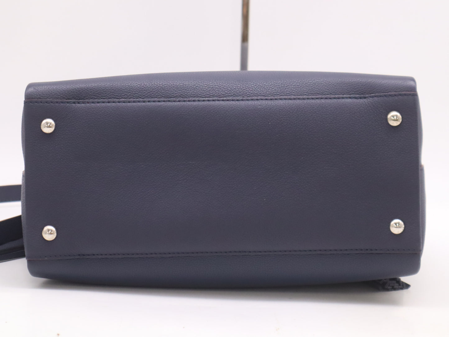 LOUIS VUITTON M54571 Leather Rock Meat Shoulder Bag in Marine Rouge Navy and Red with Shoulder Strap, RFID Verified