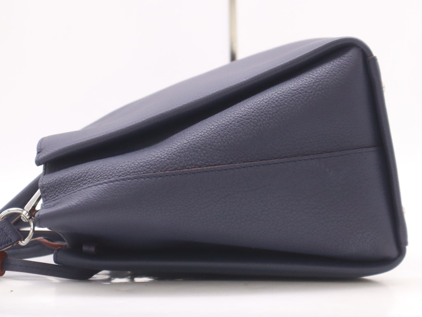 LOUIS VUITTON M54571 Leather Rock Meat Shoulder Bag in Marine Rouge Navy and Red with Shoulder Strap, RFID Verified