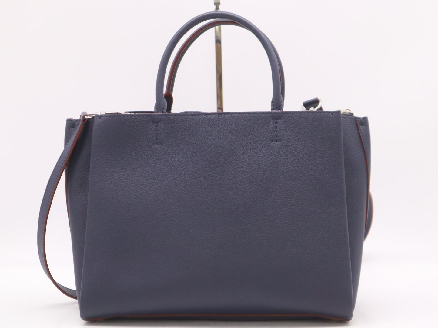 LOUIS VUITTON M54571 Leather Rock Meat Shoulder Bag in Marine Rouge Navy and Red with Shoulder Strap, RFID Verified
