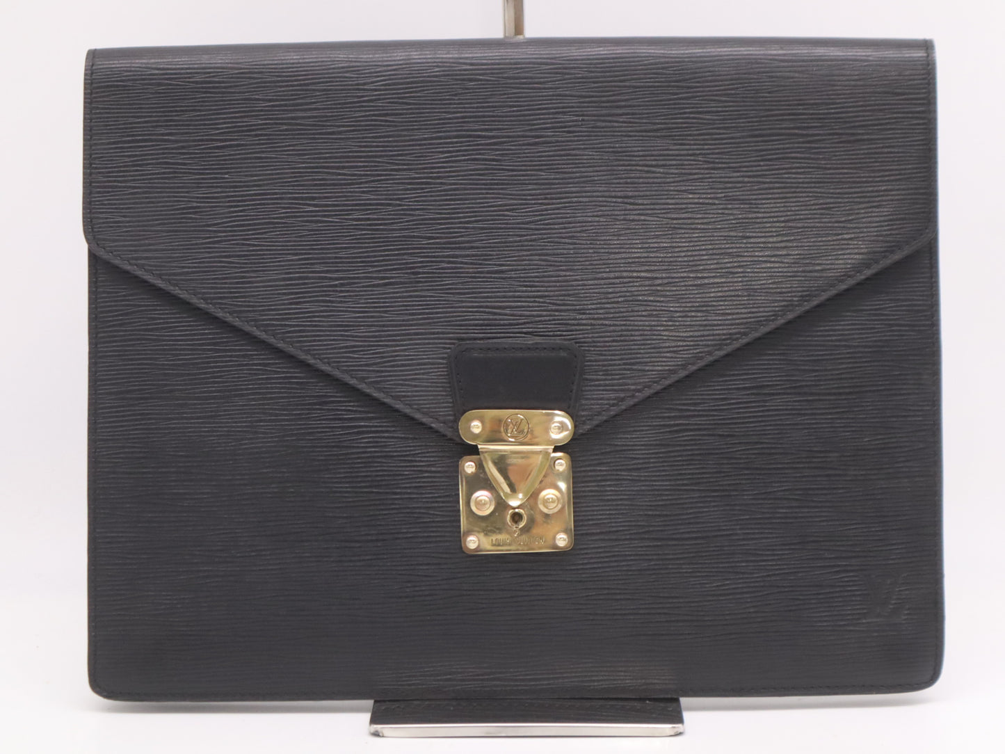 LOUIS VUITTON M54452 Epiporte Document Senateur Noir Second Bag with 2 Keys