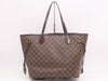 LOUIS VUITTON N41603 Damier Neverfull MM Ebene Rose Ballerine Tote Bag