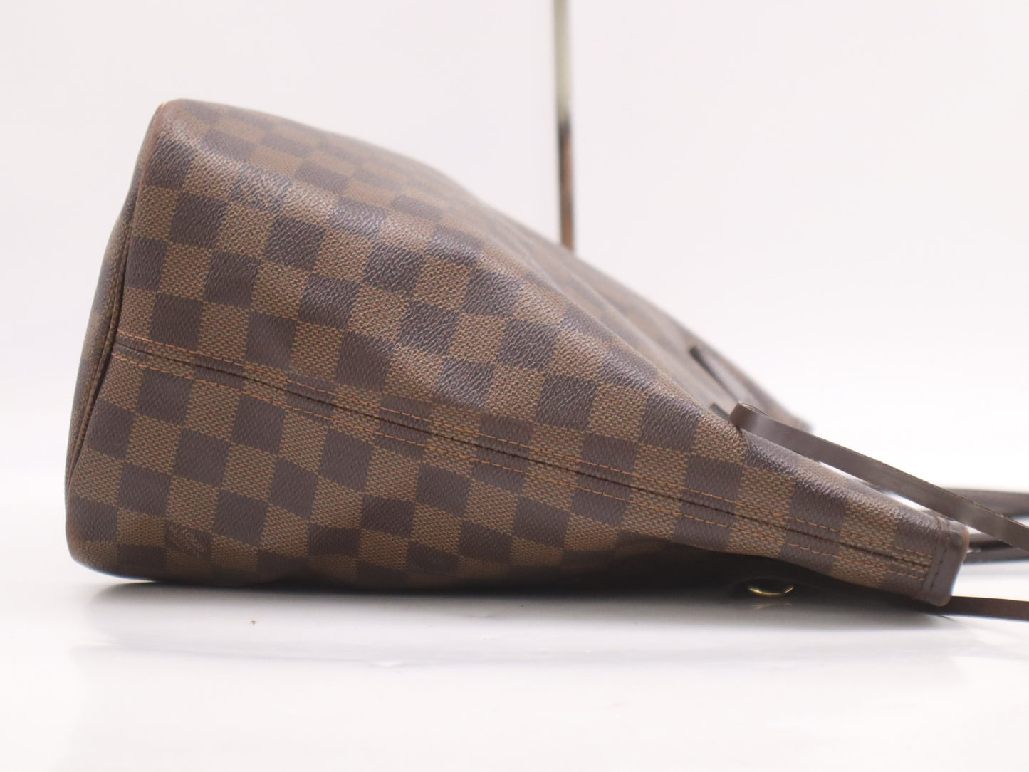 LOUIS VUITTON N41603 Damier Neverfull MM Ebene Rose Ballerine Tote Bag