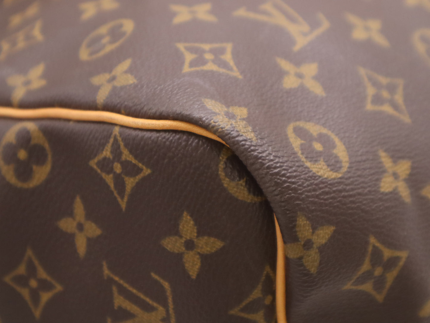 LOUIS VUITTON M41412 Monogram Keepall Bandouliere 60 Boston Bag with Shoulder Strap, Name Tag, and Poignier