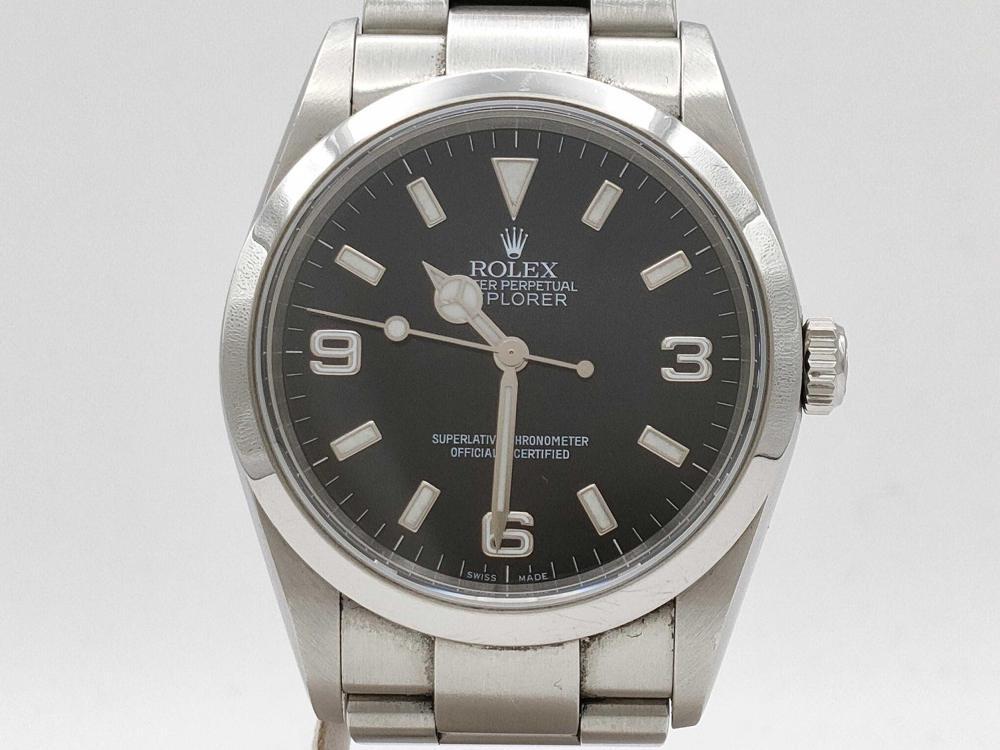 ROLEX 114270 Oyster Perpetual Explorer I F353292 Black Dial Men's Watch