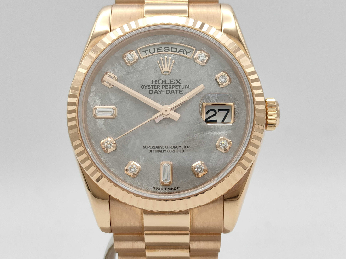 ROLEX 118235A Z475125 Meteorite Men's Watch