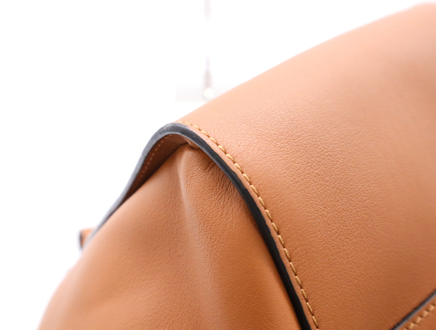 LOEWE Hammock Medium 2-Way Shoulder Bag in Brown Calfskin Leather with Dust Bag
