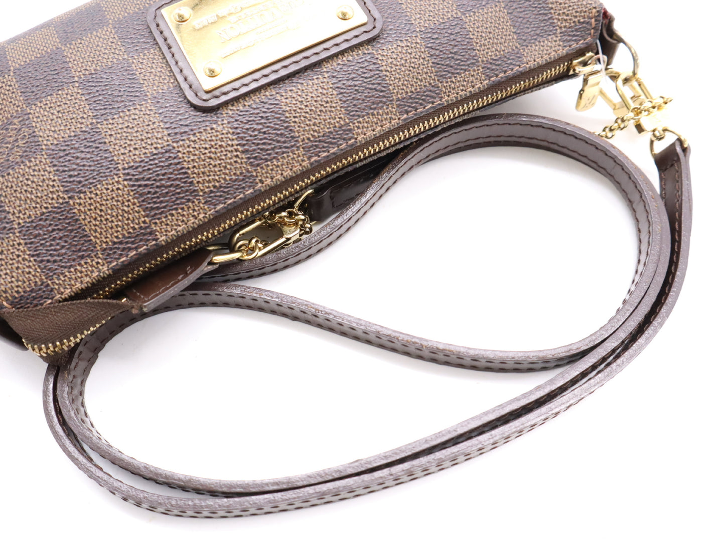 LOUIS VUITTON N55213 Damier Eva Shoulder Bag with Shoulder Strap