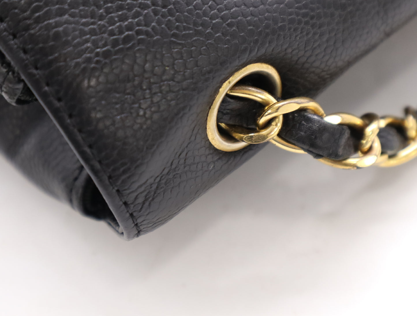 CHANEL Leather Triple Coco Mark Chain Bag Seal 426288 Shoulder Bag