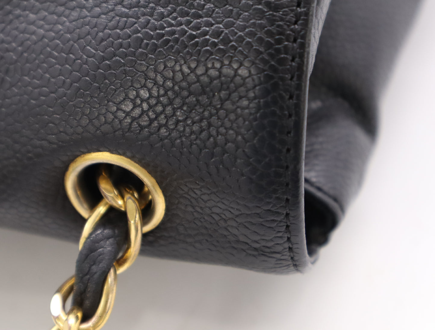 CHANEL Leather Triple Coco Mark Chain Bag Seal 426288 Shoulder Bag