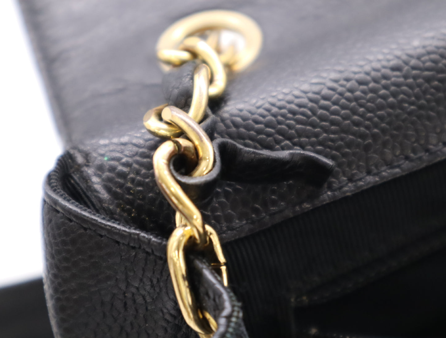 CHANEL Leather Triple Coco Mark Chain Bag Seal 426288 Shoulder Bag