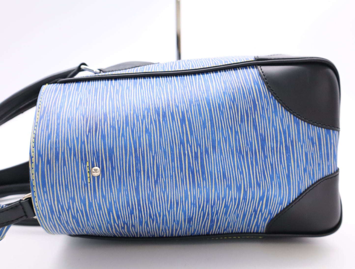 LOUIS VUITTON M56025 Epi Denim Phoenix MM Blue Tote Bag