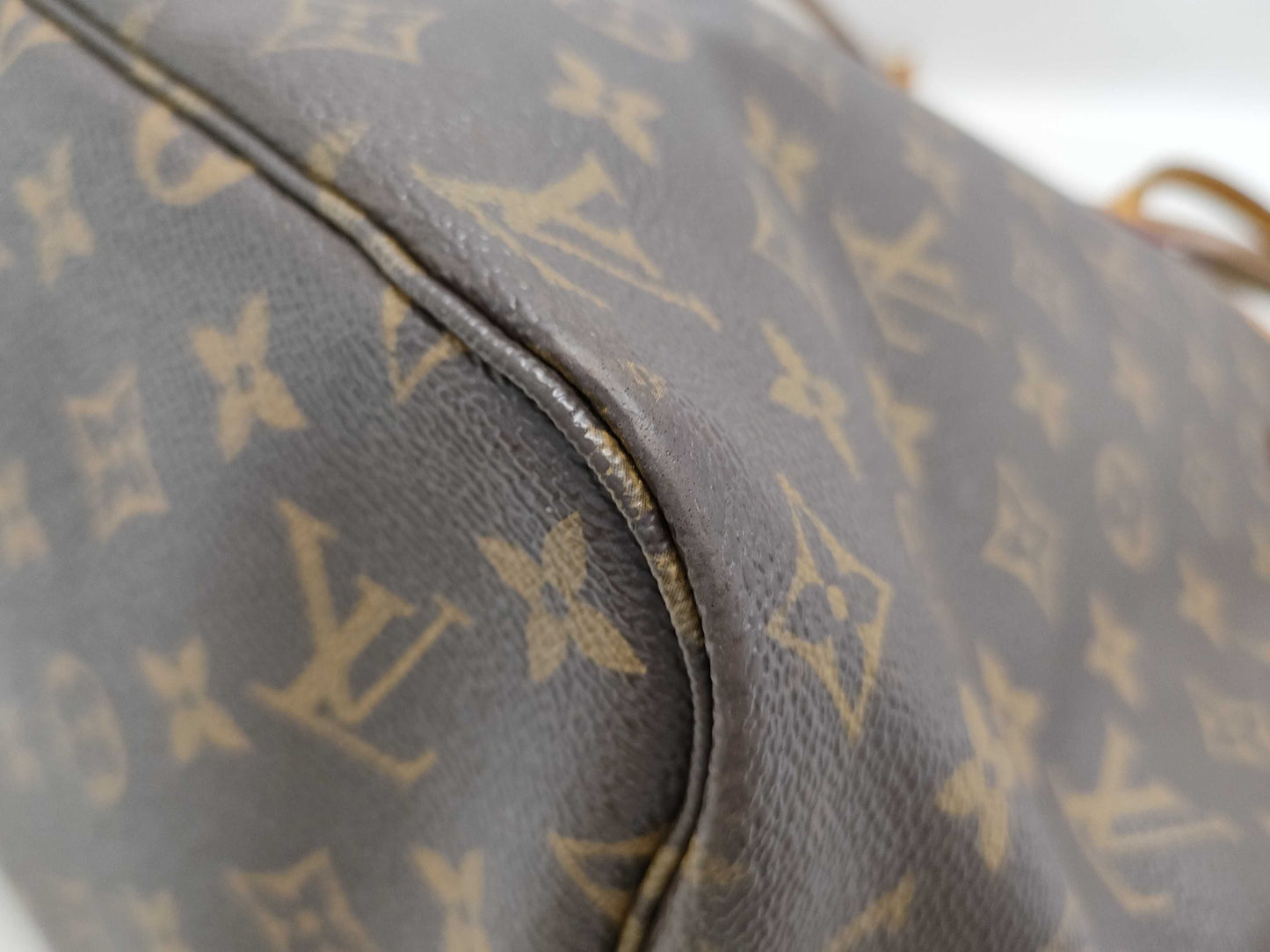 LOUIS VUITTON M40156 Monogram Neverfull MM Old Model Tote Bag with Pouch