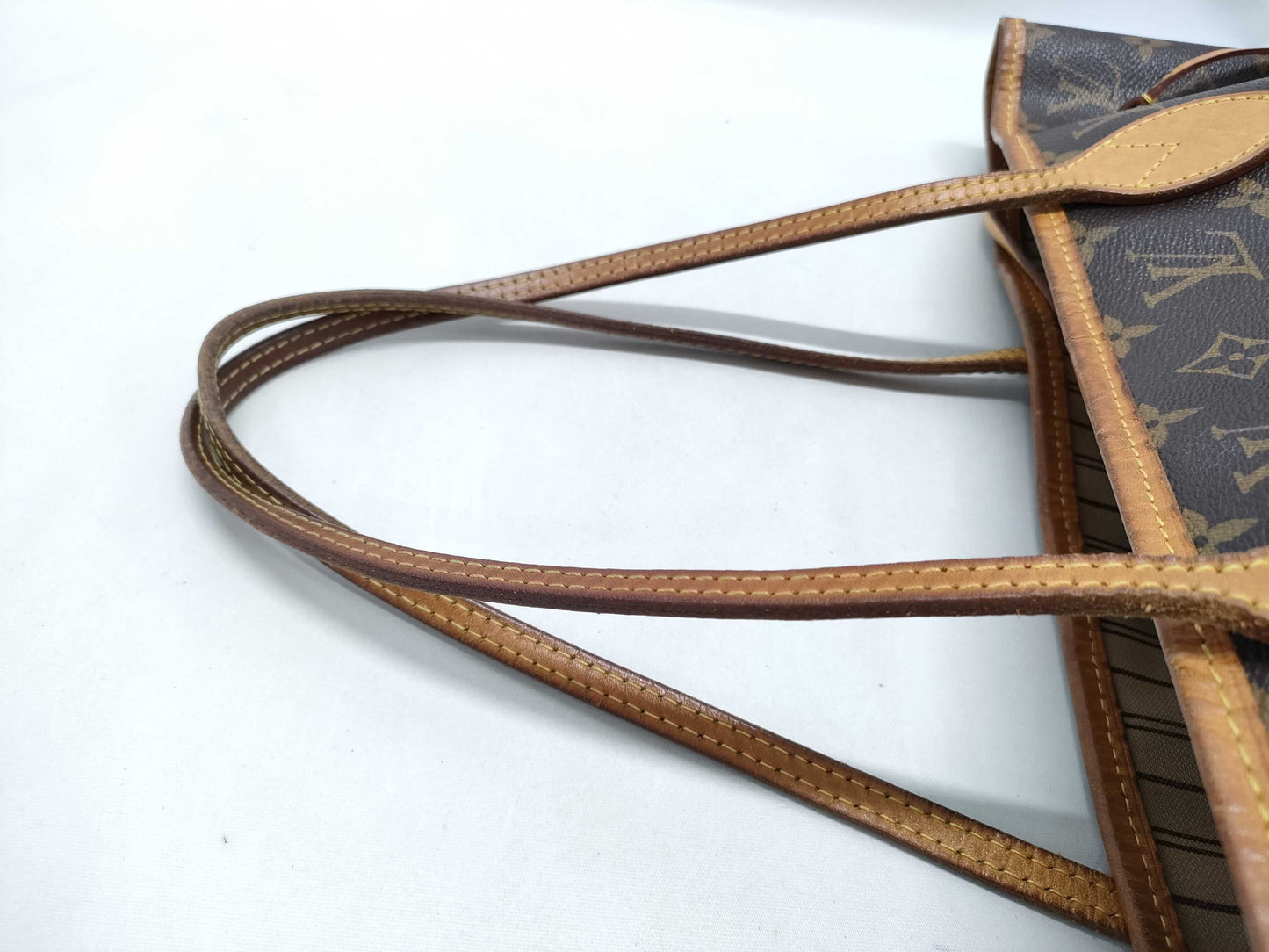LOUIS VUITTON M40156 Monogram Neverfull MM Old Model Tote Bag with Pouch