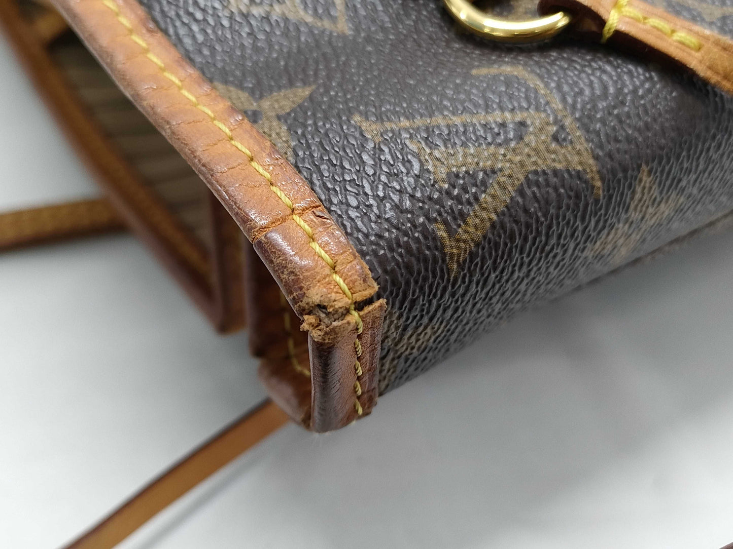 LOUIS VUITTON M40156 Monogram Neverfull MM Old Model Tote Bag with Pouch