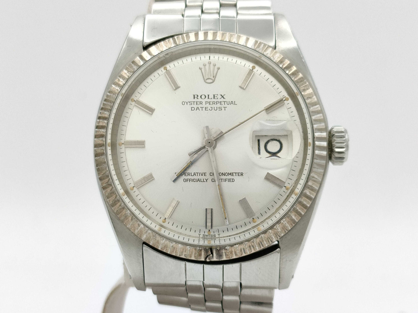 ROLEX Datejust 1601 2580630 Silver Dial Men's Watch