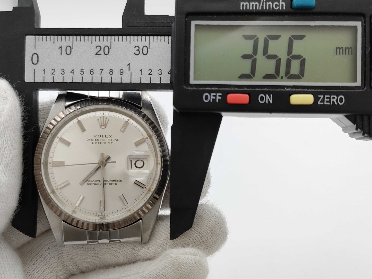 ROLEX Datejust 1601 2580630 Silver Dial Men's Watch