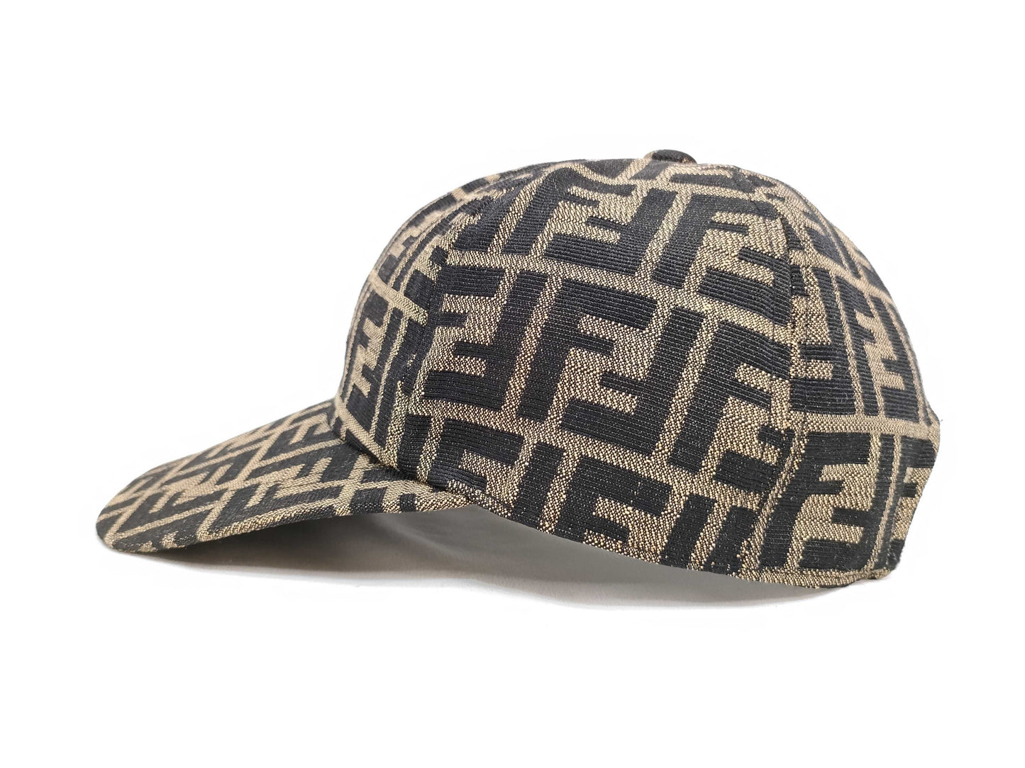 FENDI Zucca Cap Hat Canvas Brown Other Accessories