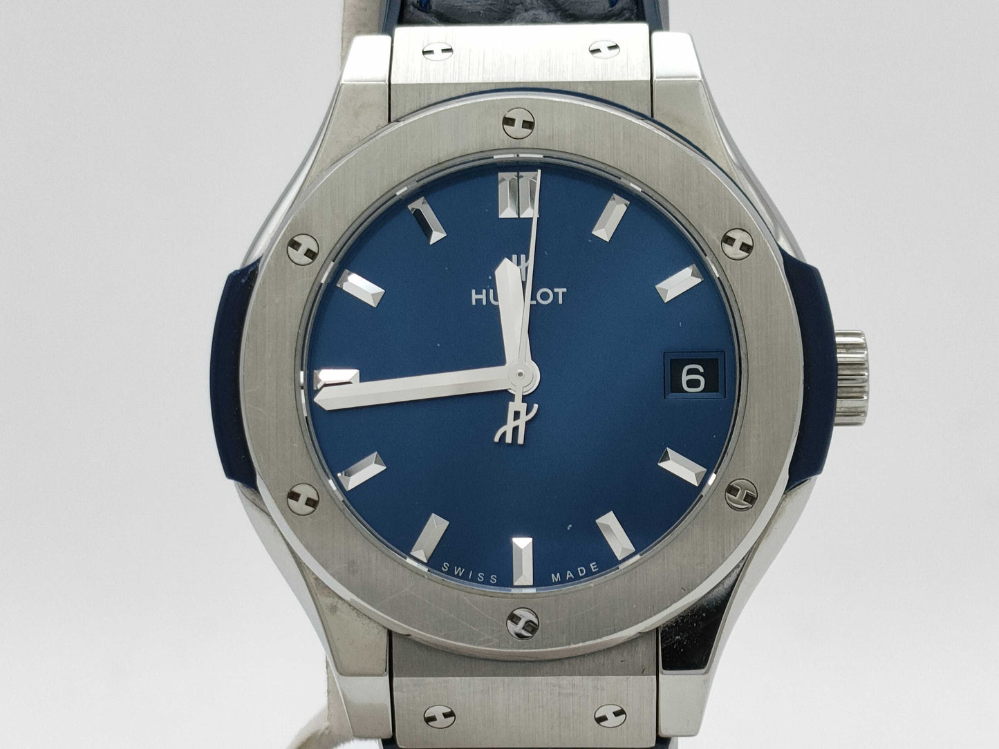 HUBLOT Classic Fusion 581.NX.7170.LR 1199338 Quartz Blue Dial Boys' Watch