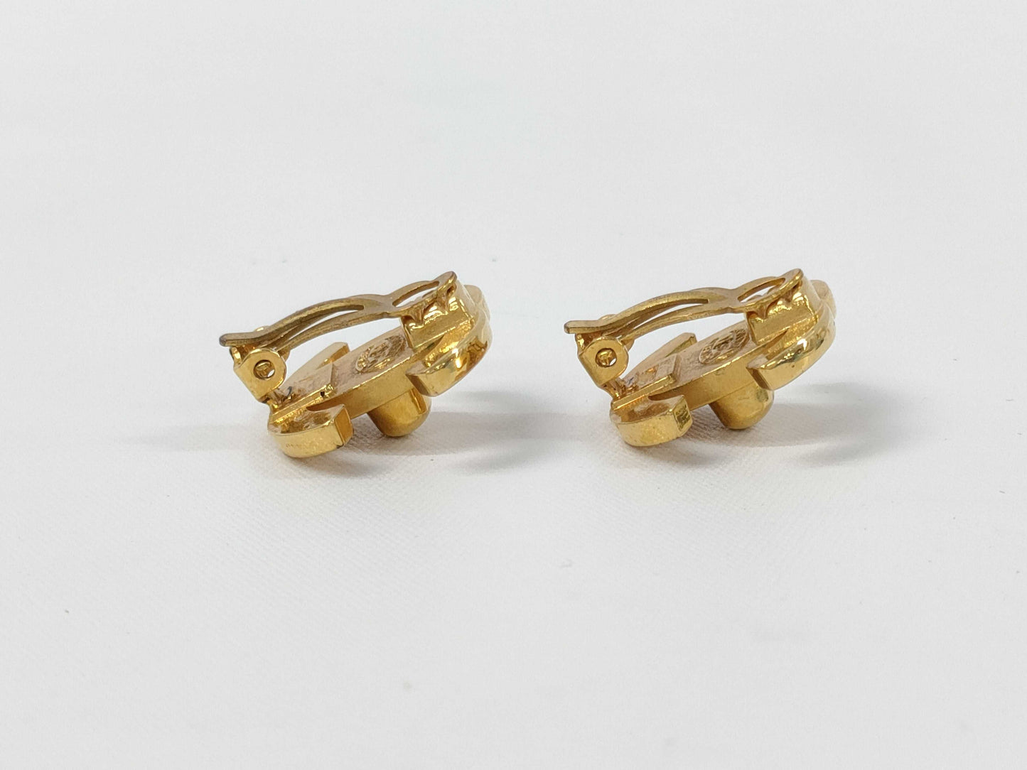 CHANEL Coco Mark Turn Lock Earrings