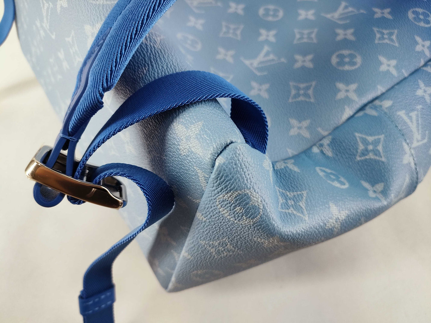 LOUIS VUITTON Monogram Bag LV Backpack M45441 Multi-Pocket Backpack Monogram Clouds Blue Bag Backpack