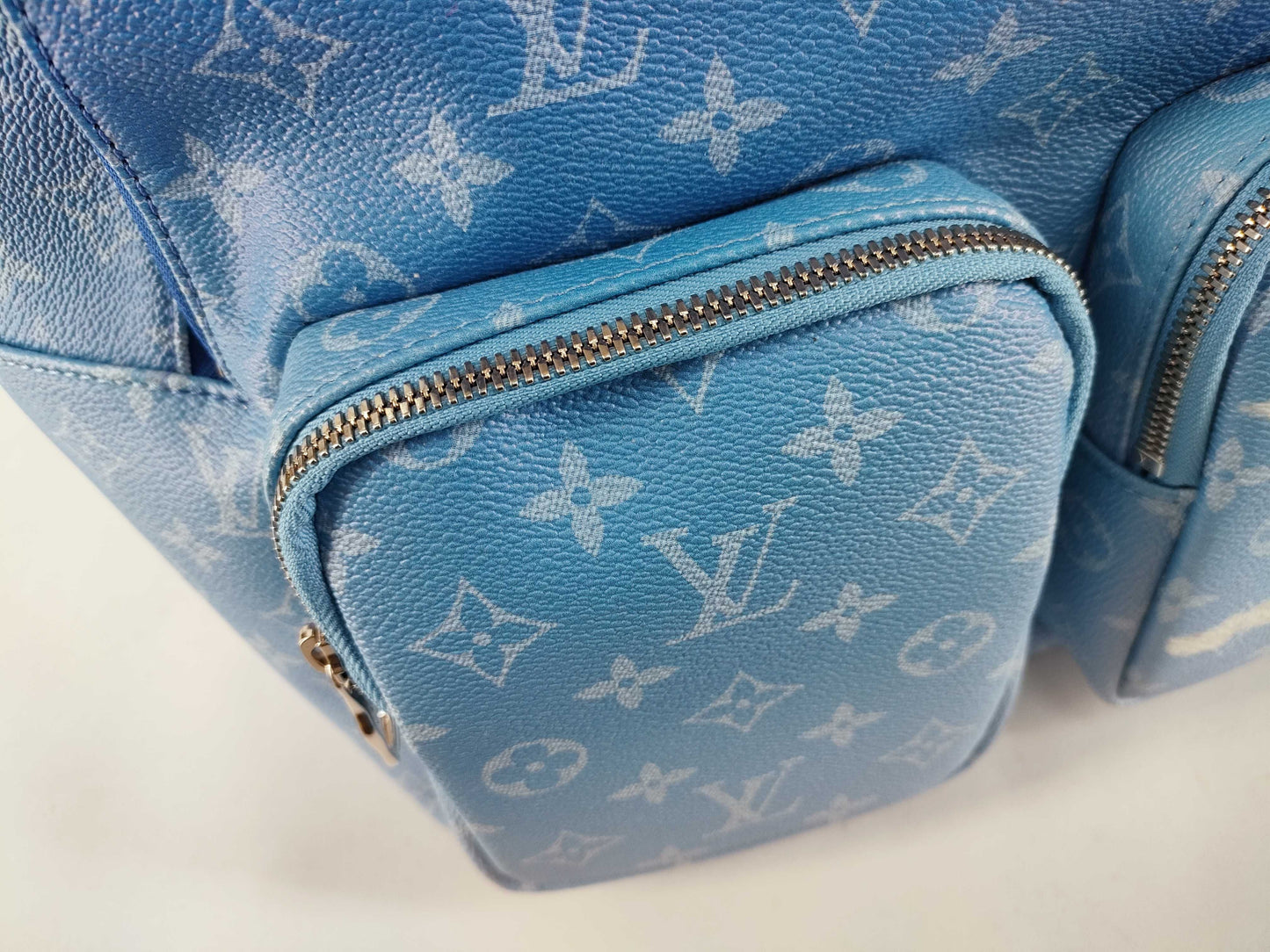 LOUIS VUITTON Monogram Bag LV Backpack M45441 Multi-Pocket Backpack Monogram Clouds Blue Bag Backpack