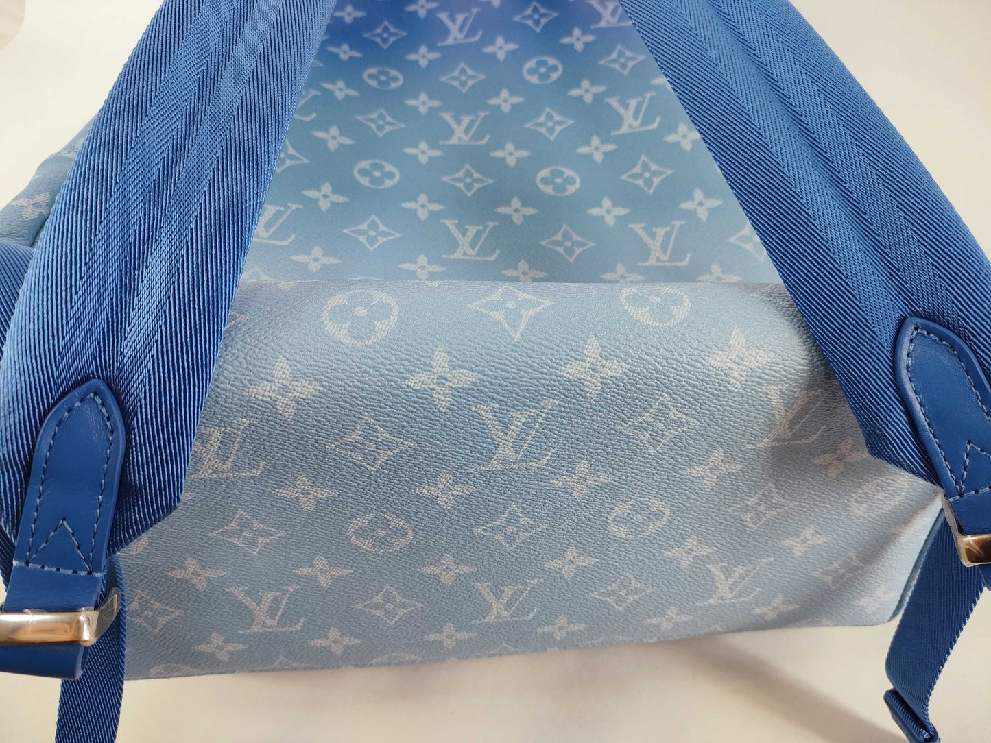 LOUIS VUITTON Monogram Bag LV Backpack M45441 Multi-Pocket Backpack Monogram Clouds Blue Bag Backpack