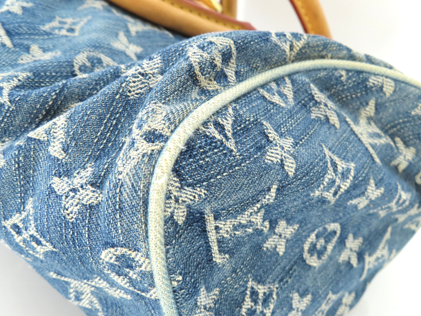 LOUIS VUITTON Monogram Denim LV Handbag Monogram Denim Neo Speedy Handbag M95019 Bag Handbag
