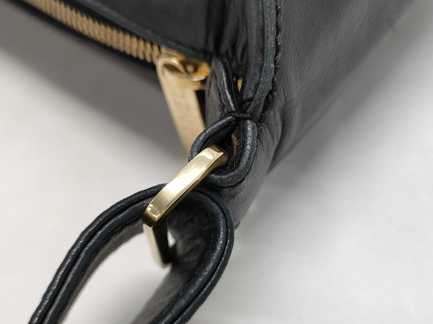 CHANEL Chocobar Bag, Chanel Chocobar Shoulder Bag, Lambskin, Black, 7094483, Bag, Bag, Shoulder Bag