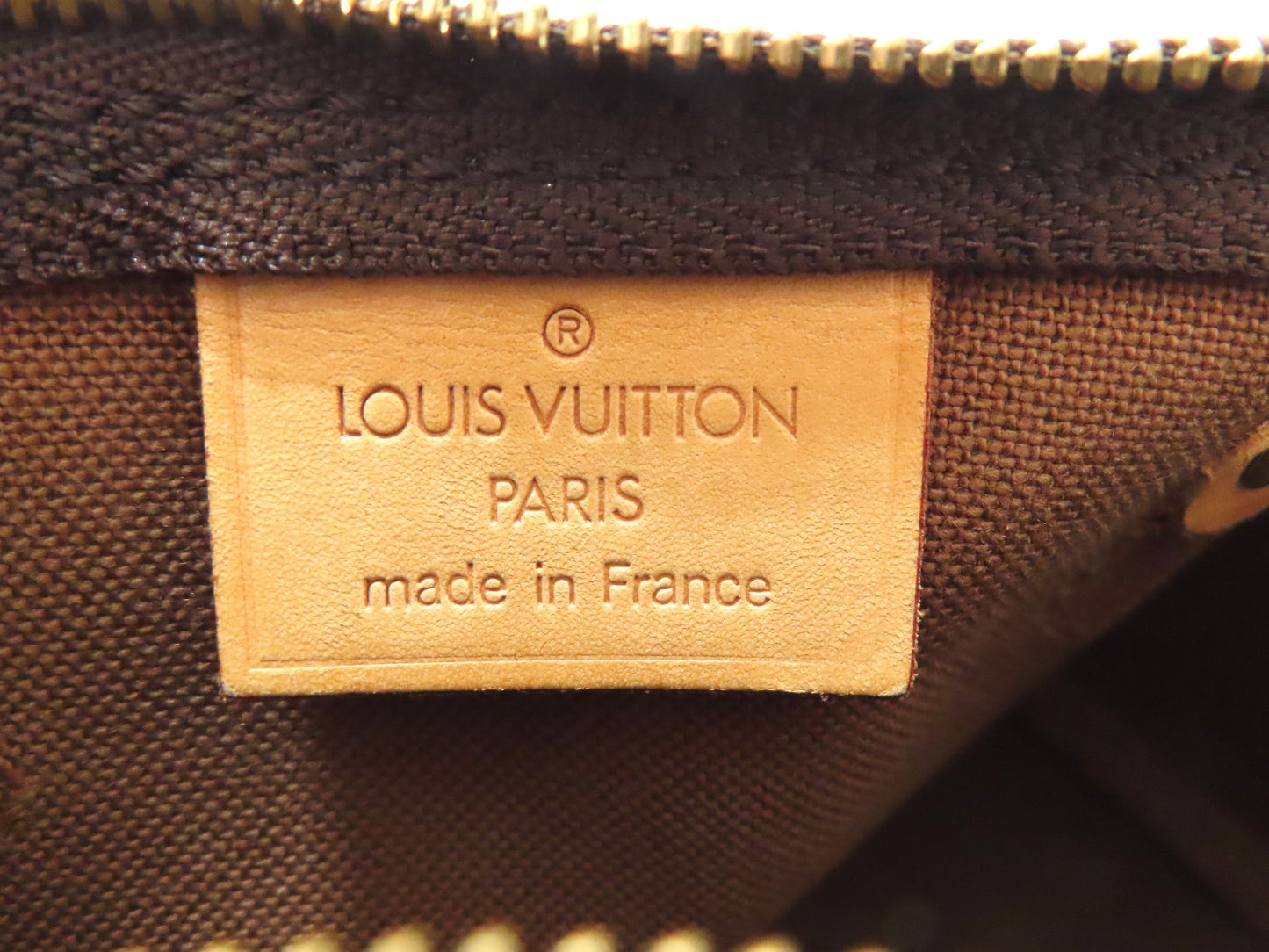 LOUIS VUITTON Monogram Bag LV Mini Speedy M4134 Strap Handbag