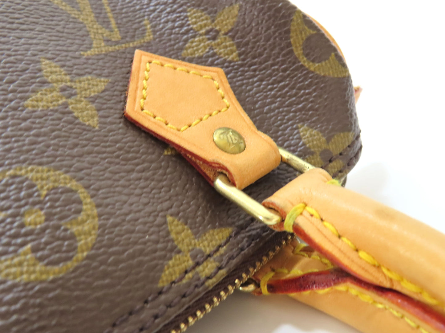 LOUIS VUITTON Monogram Bag LV Mini Speedy M4134 Strap Handbag