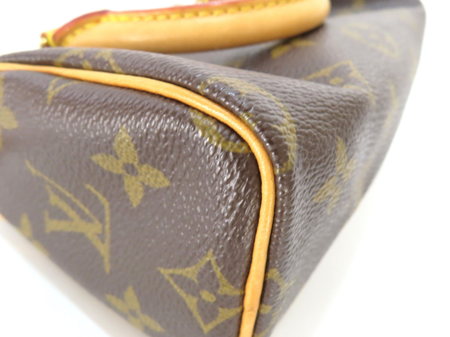 LOUIS VUITTON Monogram Bag LV Mini Speedy M4134 Strap Handbag