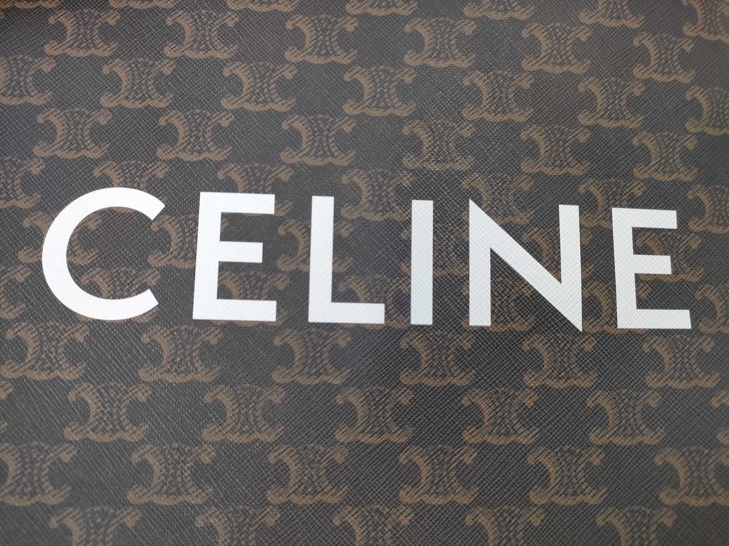 CELINE Small Vertical Cabat Tote in Brown