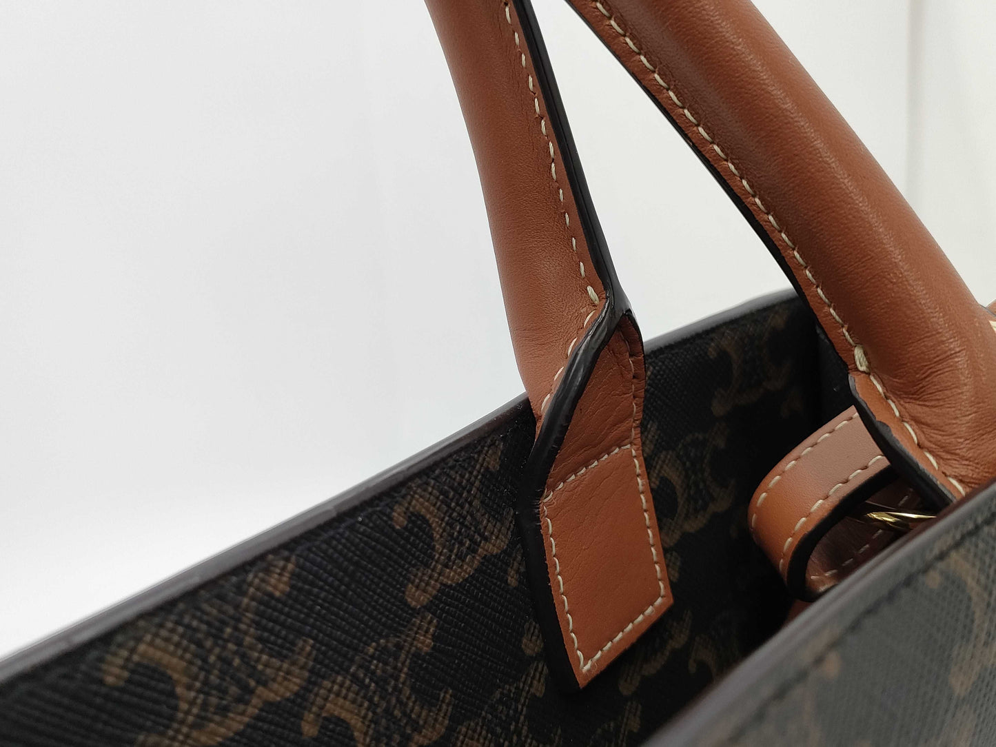 CELINE Small Vertical Cabat Tote in Brown