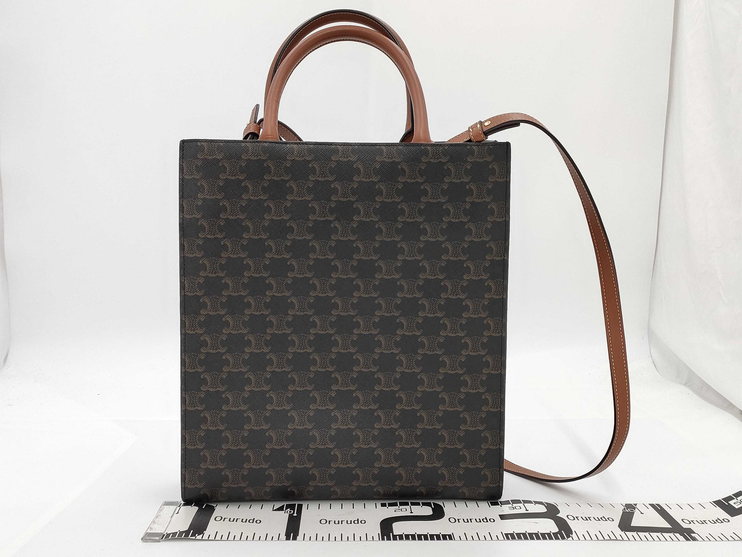 CELINE Small Vertical Cabat Tote in Brown