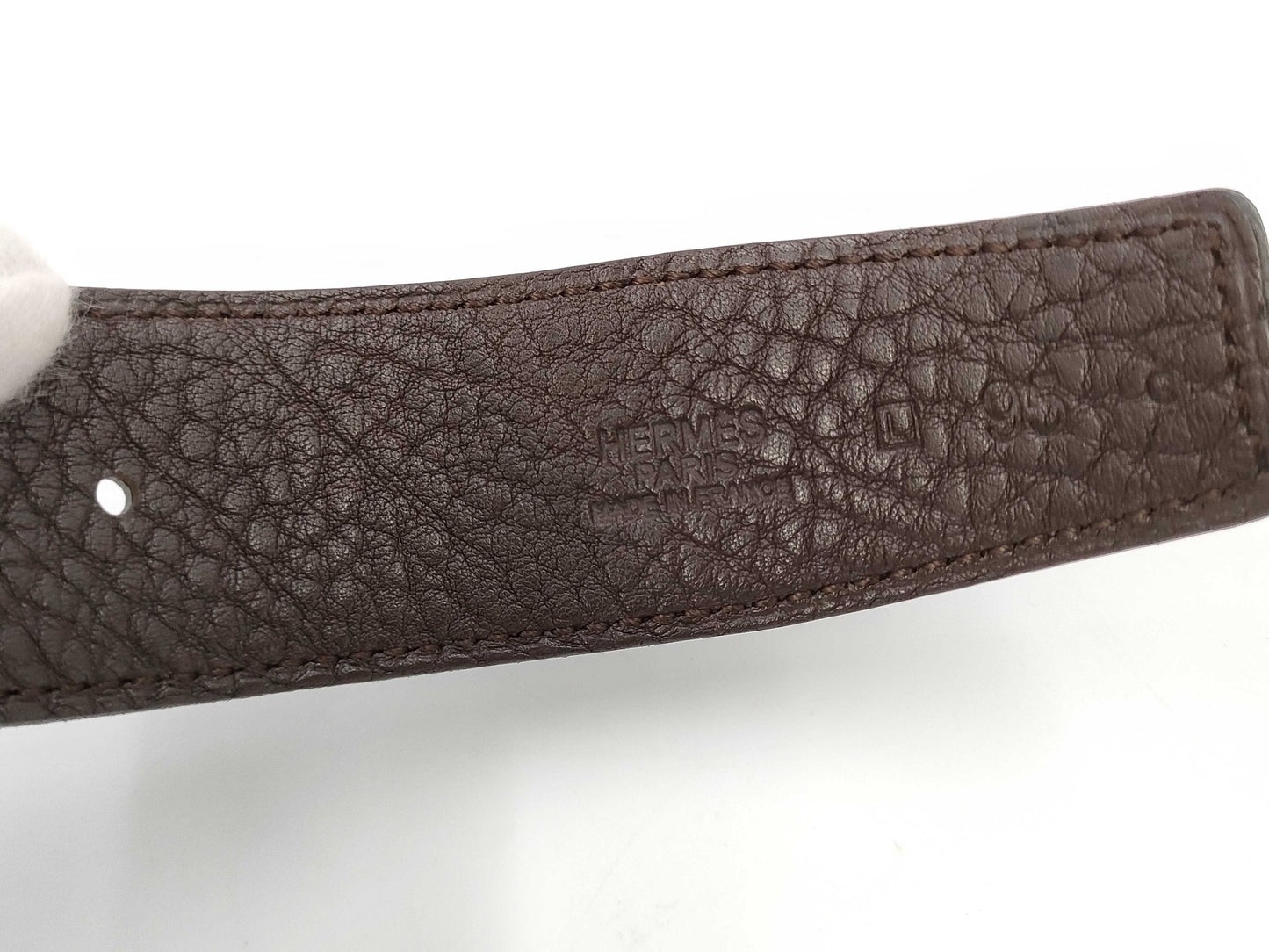 HERMES Constance Black x Brown Belt