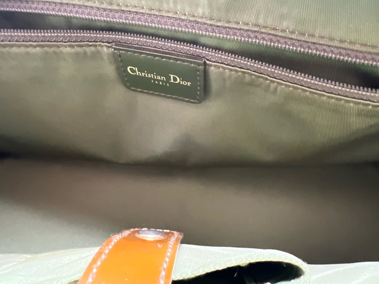 Dior Galliano-era Boston bag, handbag, tote bag, shoulder bag, camo pattern shoulder bag