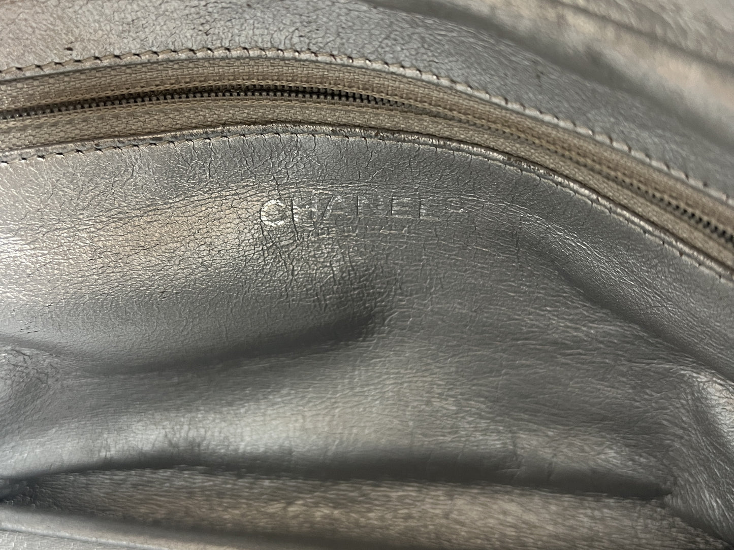 CHANEL Chanel Luxury Line Patent Shoulder Bag Chanel Luxury Line Shoulder Bag