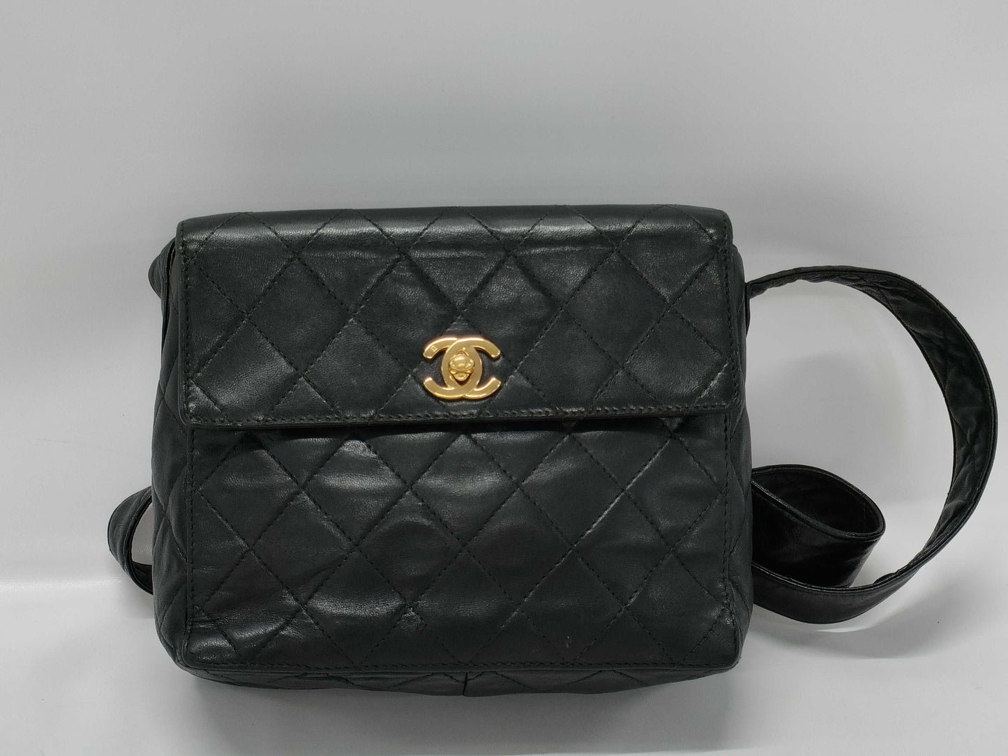 CHANEL Shoulder Bag, Lambskin with Built-in Mirror