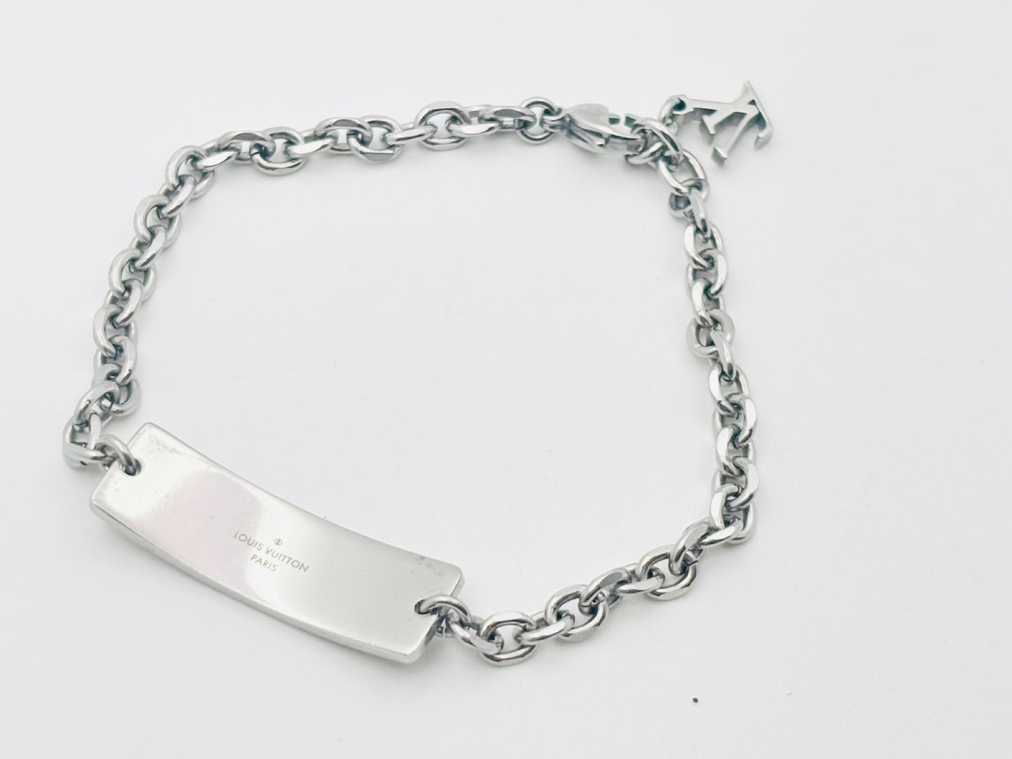 LOUIS VUITTON M00681 Bracelet Monogram Bold Silver Bracelet/Bangle