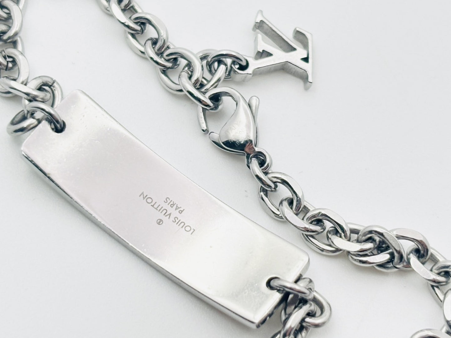 LOUIS VUITTON M00681 Bracelet Monogram Bold Silver Bracelet/Bangle